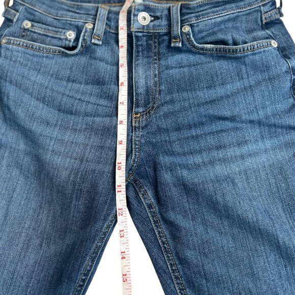 Rag & Bone Cate Mid-Rise Skinny Blue Jeans Women's Size 27 Preppy Quiet Luxury - Picture 11 of 12